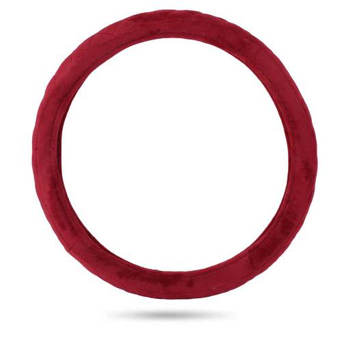 Steering wheel cover velvet ,red