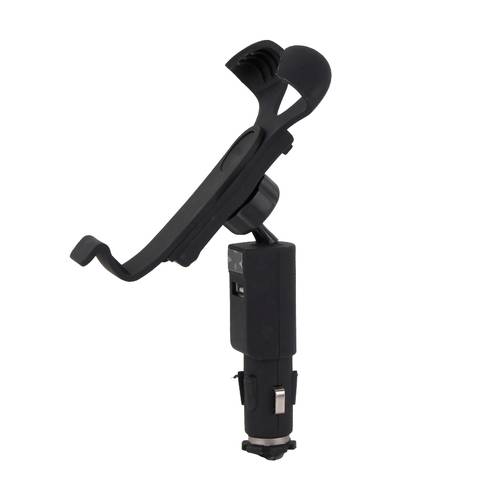 Mobile phone holder with the USB port of the car