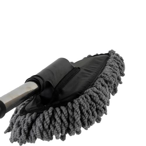 Car Washing, Dusting, Wet & Dry Removal Microfiber Mop With Long Handle