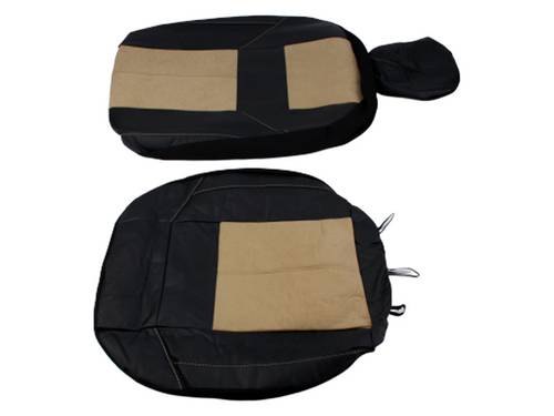 Mobco Car Seat Cover,beige and black