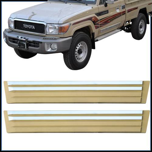QC Premium Quality Toyota Land Cruiser 70 Series Door Body Collision Trim Molding , Beige