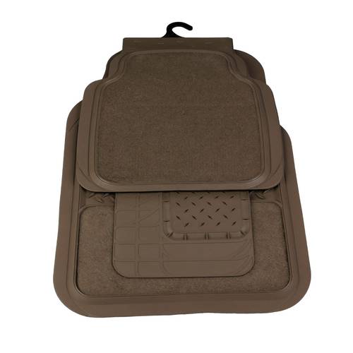 Diamond plate mats beige 5pc