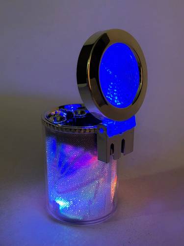 MOB Ash Tray With Colorful Lights