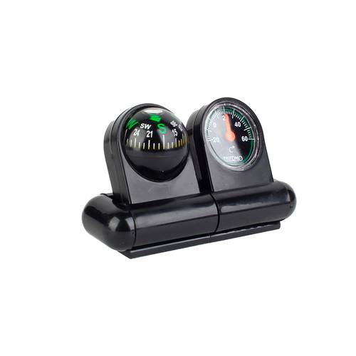 Compass + thermometer