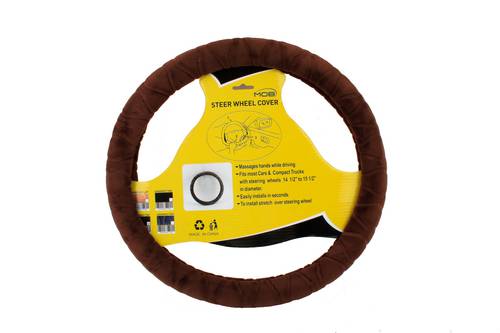 Weel steering cover velvt Dark brown 72103