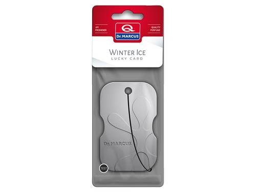 Dr. Marcus Winter Ice Luck Air Freshener Card