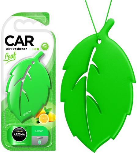  Aroma Car Leaf 3D Lemon  Air freshener