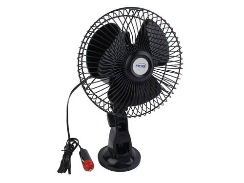 Car fan 12 volt 8 incs Glass mounting base big size ,Mob brand