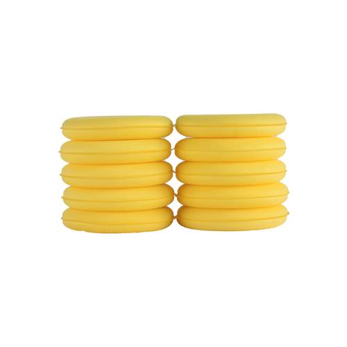 12 Pieces Round Shape Yellow Sponges For Multi-Use