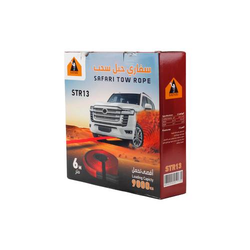 Safari STR13 Towing Strap – 6 Meter 9ton