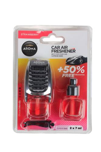 Aroma Car_Strawberry Car Air Freshener Duo 2*7ml