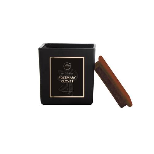 Aroma Home Square Soya Rosemary Cloves Scented Candle
