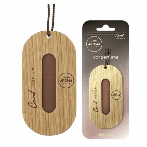 Aroma Car _ Premium Wooden Hanging Card Mukhalat