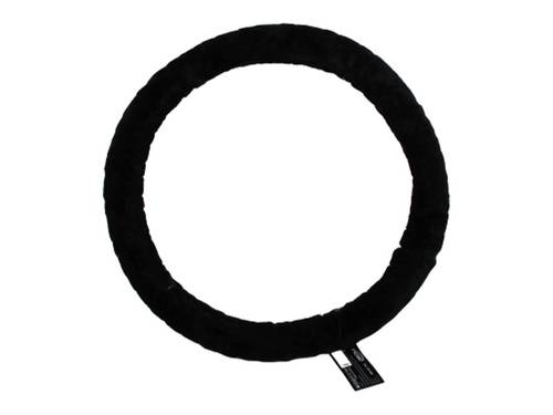 Steering wheel cover fur black color,MOB