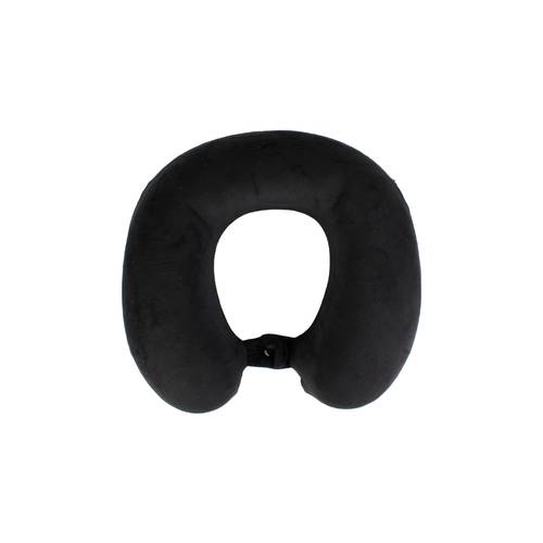 Memory foam neck pillow-black