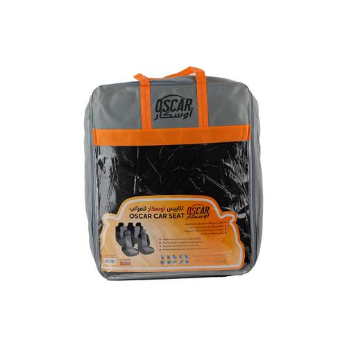 Oscar SC800 Black + Black Stripe Seat Cover Set