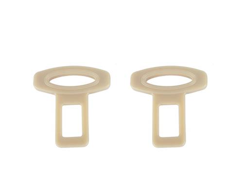 SET OF SAFETY BELT PLUG BEIGE
