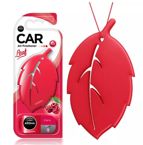Aroma Car_Cherry 3D Leaf Car Air Freshener 
