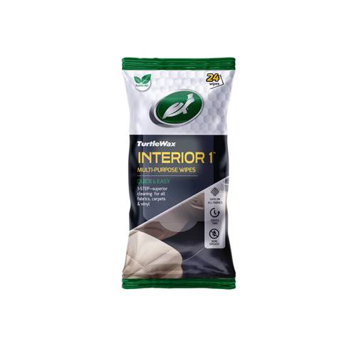 Turtle Wax Interior 1 Multi-Purpose Wipes 
