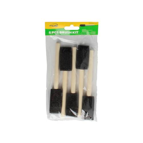 Cleaning brush set 5 piece wooden