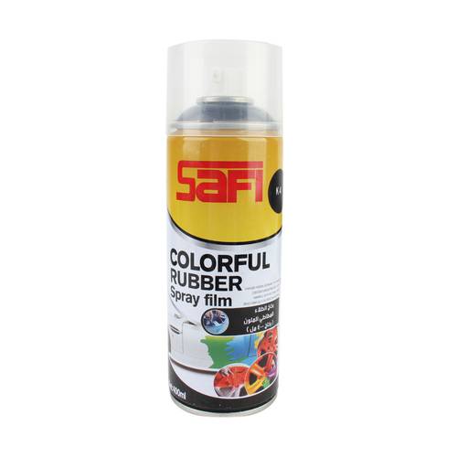 SAFI MAX COLORFUL RUBBER SPRAY FILM K4BLACK MATTE 400ml