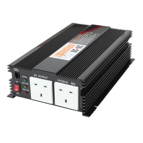 محول كهرباء تايواني 12V - 220V  1000W