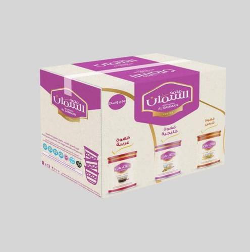 قهوة السمان خليجية 450 غم 12 علبه