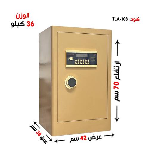 خزنة بيج وزن ( 36 كغ ) رمز و مفتاح + مفتاح ماستر
