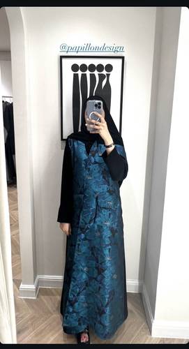 تفته ايطالي ورد أزرق