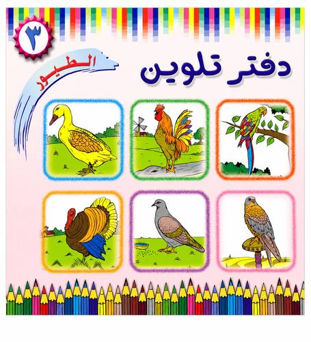 دفتر تلوين الطيور 3