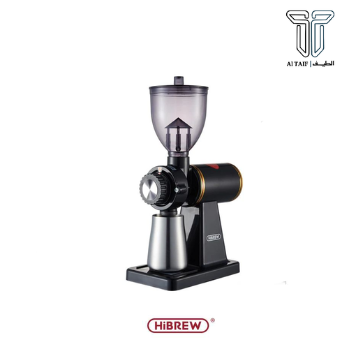  مطحنة قهوة كهربائية احترافية متعددة الإعدادات من HiBREW 