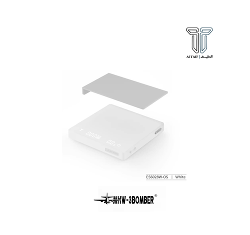 ميزان قهوة رقمي دقيق من MHW-3BOMBER White 2.0 Mini
