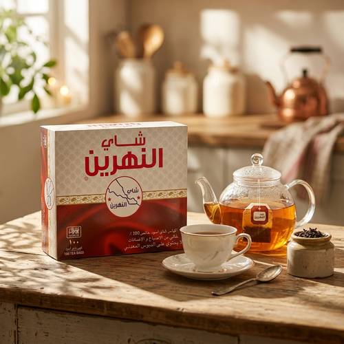 شاي النهرين الأسود الفاخر - 100 خيط