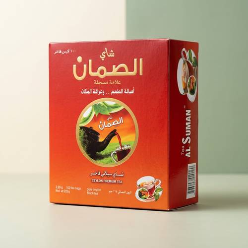 شاي الصمان: نكهة الأصالة في 100 كيس