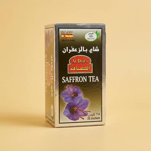 شاي الضيافة بالزعفران - لمسة فخامة