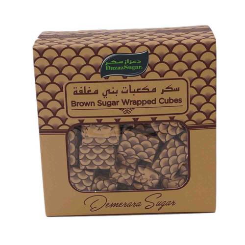 سكر مكعبات بني مغلفة دعزاز سكر