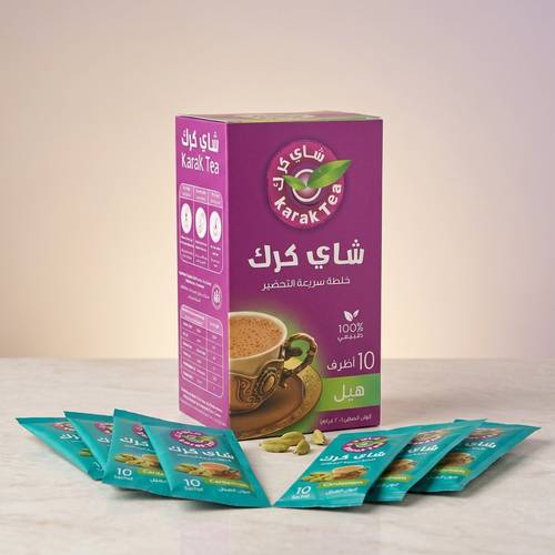 شاي كرك بالهيل: دفء ونكهة في كل ظرف