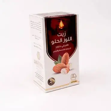 زيت اللوز الحلو للجسم والشعر وادي النحل 125 مل