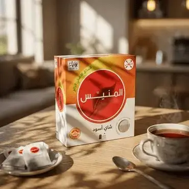 شاي المنيس الأسود الأصيل - 100 كيس