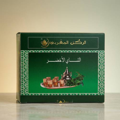 شاي الركن المغربي الأخضر الفاخر (50 خيط)