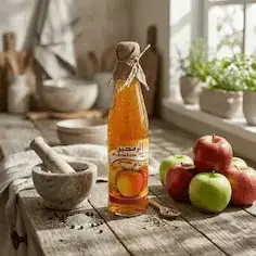 خل التفاح الطبيعي الرمحين (500 مل)
