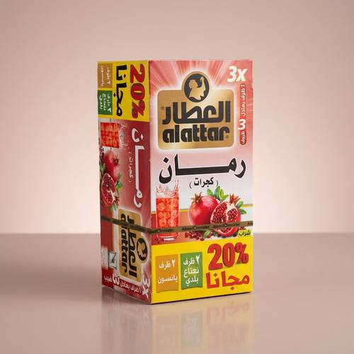 شراب الرمان العطار - نكهة طبيعية غنية