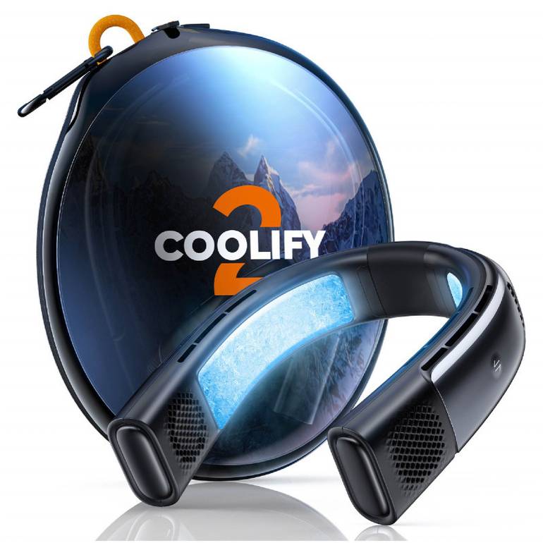 جهاز كوليفاي 2  الشخصي Coolify 2 - تبريد وتدفئة اسود
