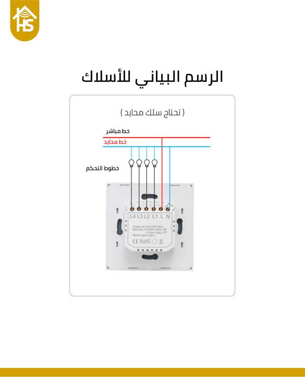 مفتاح ذكي للإضاءه - Smart Light Switch