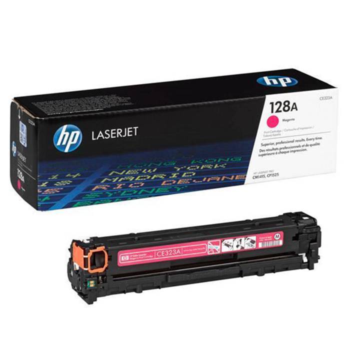 حبر طابعة احمر HP 128A LASERJET MAGENTA