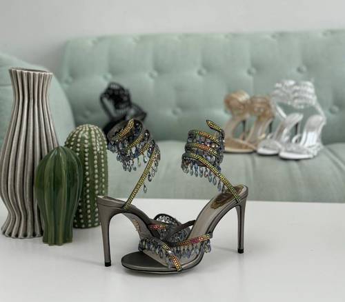 CHANDELIER CRYSTAL BEIGE SANDAL
