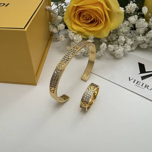F IS FENDI BRACELET AND RING