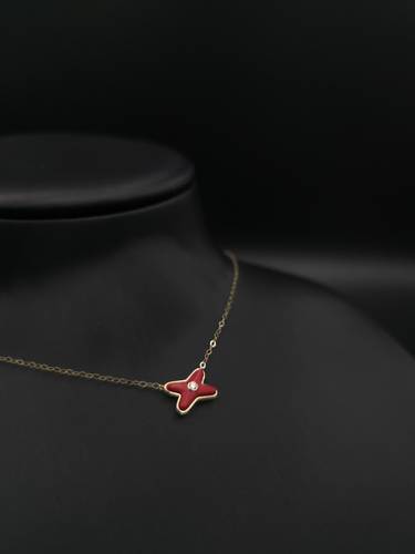 عقد ذهب عيار 18 (متعدد الألوان)