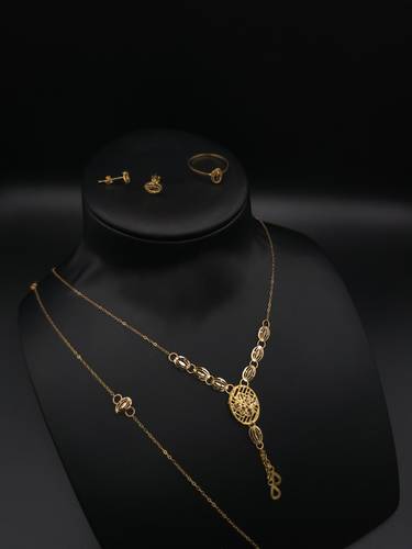 طقم ناعم ذهب عيار 21