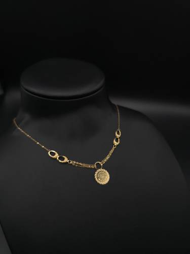 عقد ذهب عيار 21